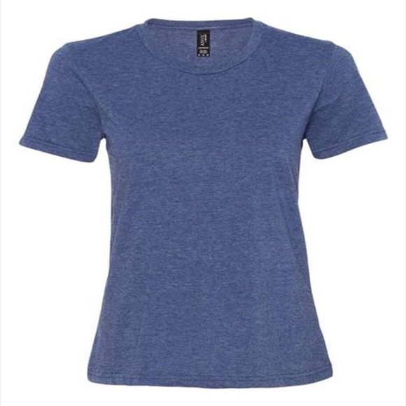 (2 for $15) Women's Basics Cotton T-Shirt Crew Neck Short Sleeve Solid Knit Top - Picture 5 of 8